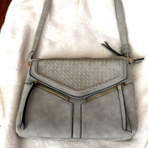Target grey with gold studs crossbody